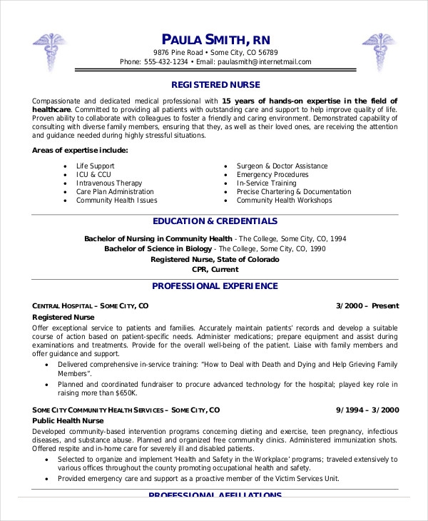16 Nurse Resume Templates Free Word PDF Documents 16 Nurse Resume Templates Free Word PDF Documents