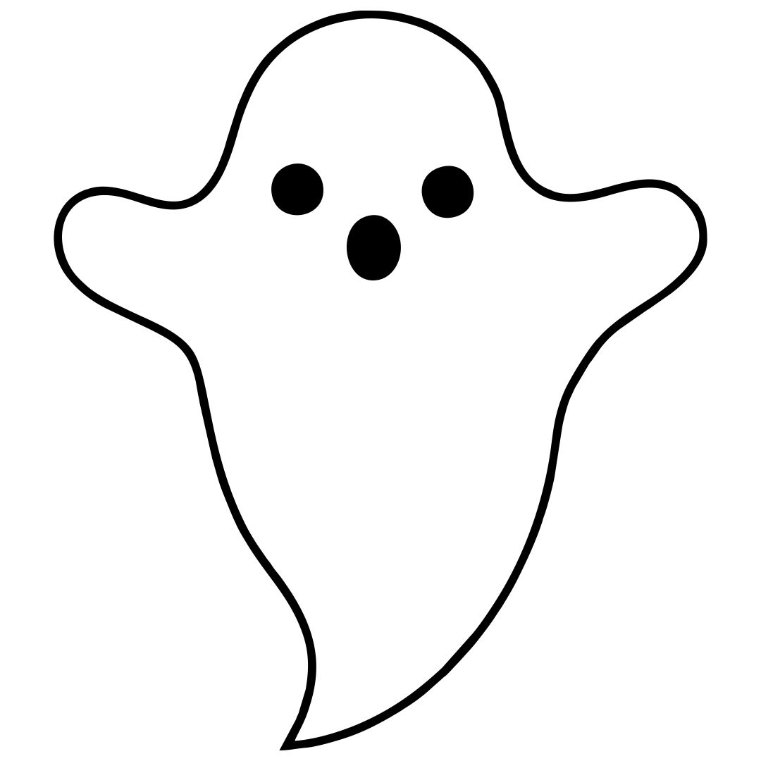 20 Best Halloween Printable Ghost Template PDF For Free At Printablee