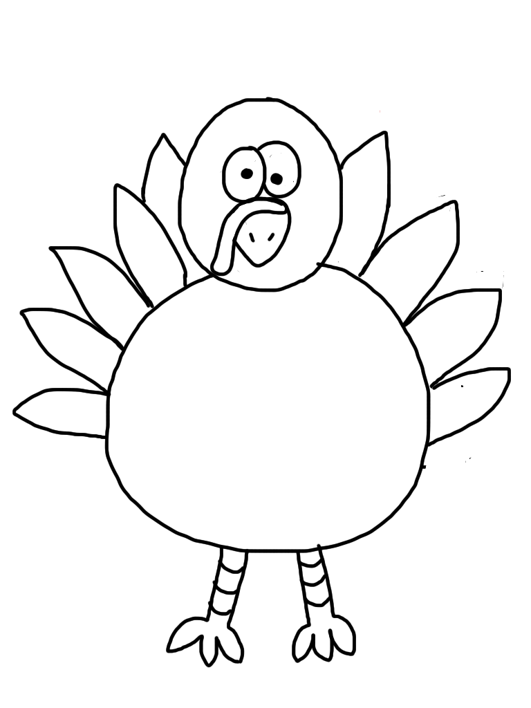 24 Turkey Outline Printable Homecolor Homecolor