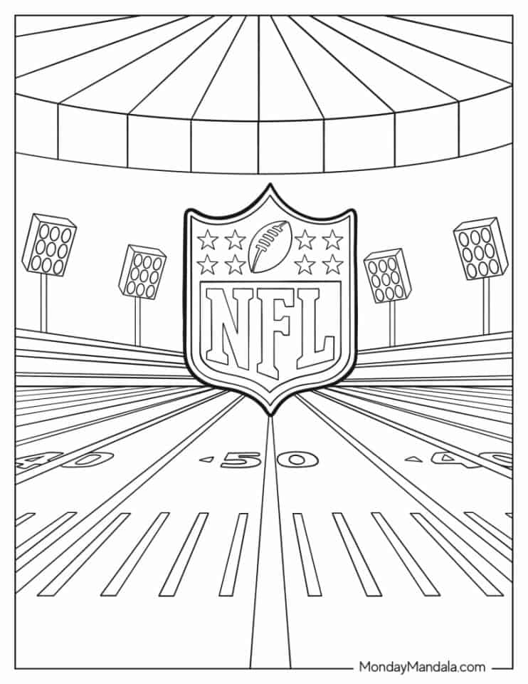42 Football Coloring Pages Free PDF Printables 