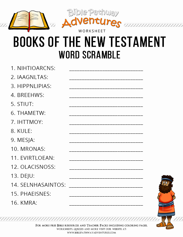 50 Books Of The Bible Worksheet Chessmuseum Template Library