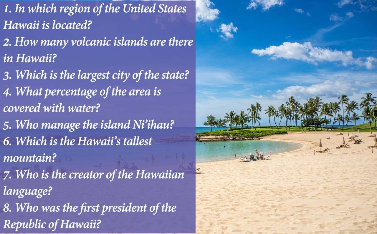 65 Amazing Trivia Questions About The U S State Hawaii