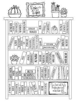 66 Books Of The Bible Coloring Pages