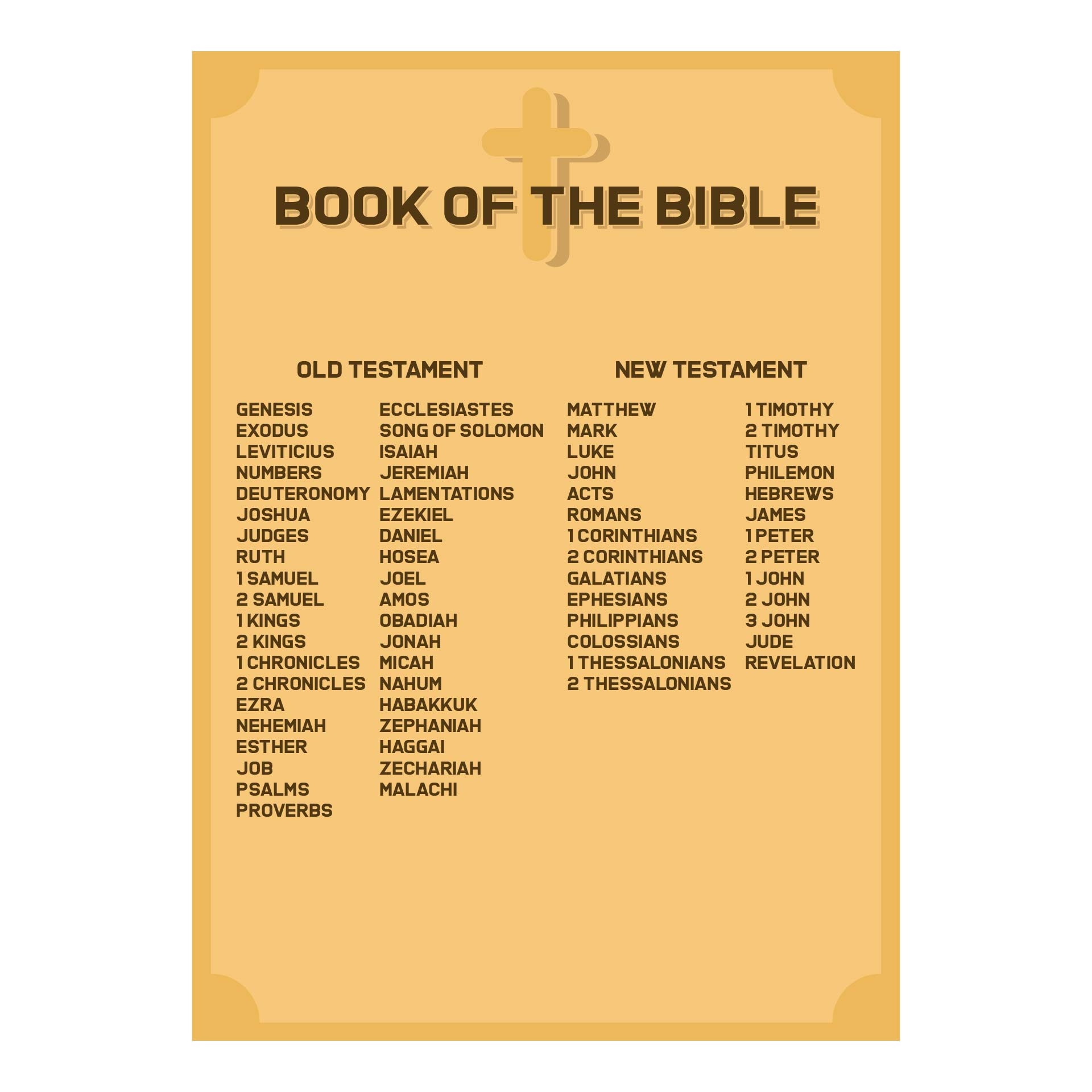 8 Best Images Of Books Of Bible Chart Printable Free Printable Bible 