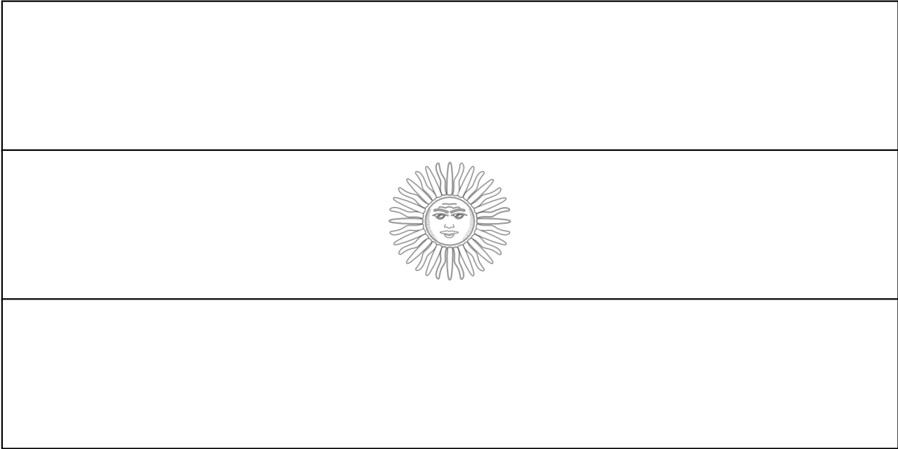 Argentina Flag Coloring Page Coloring Home
