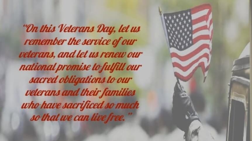 Awesome 50 Veterans Day Quotes Thank You Events Yard
