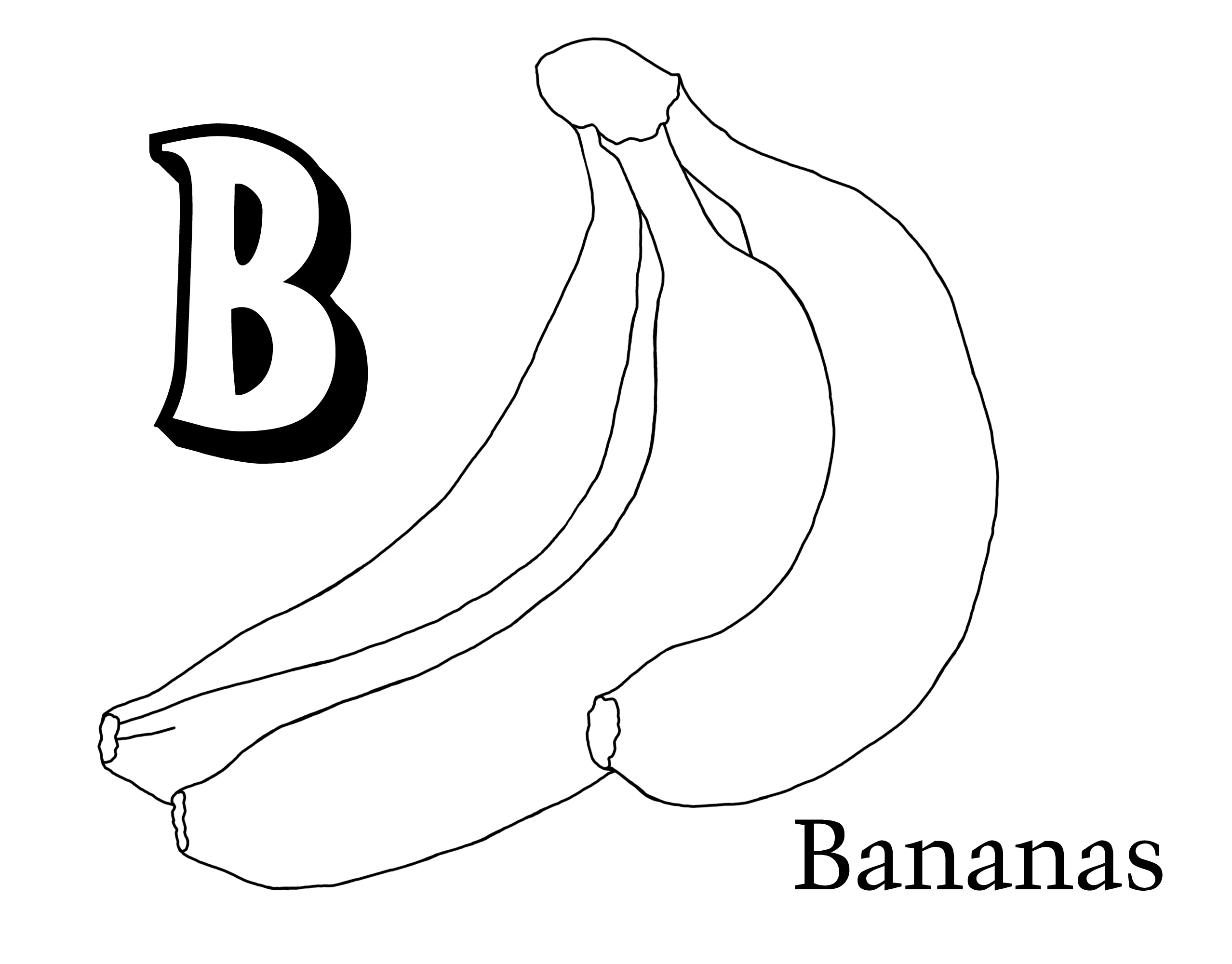 Banana Printable Coloring Sheet Coloring Pages Porn Sex Picture