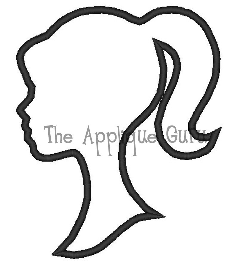 Barbie Clipart Outline Clipground