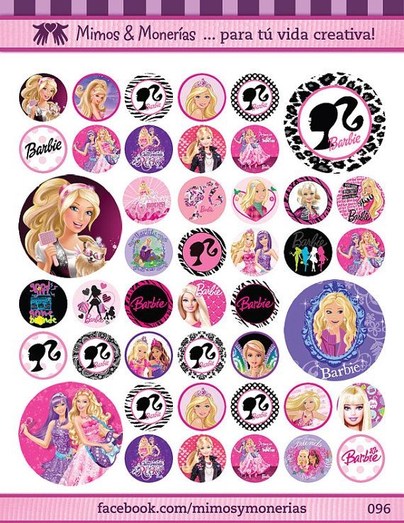 Barbie Stickers Printable
