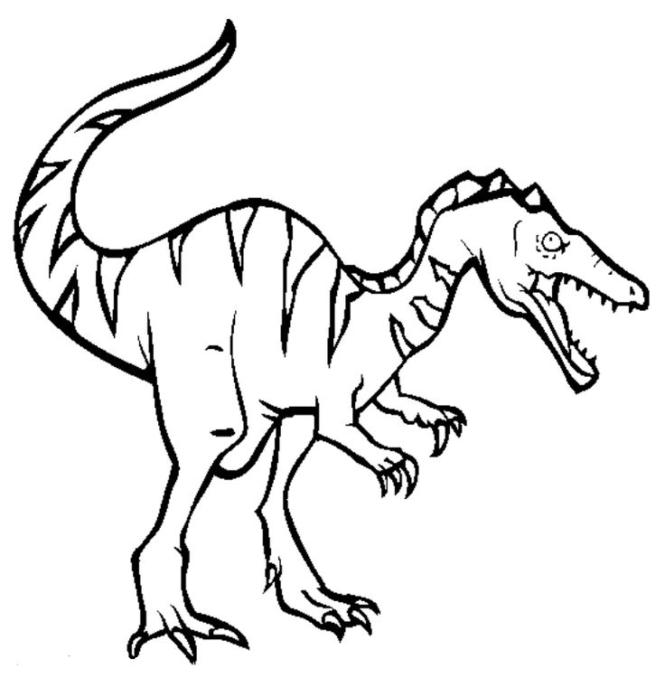 Baryonyx Coloring Page Coloring Home