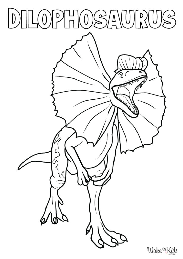 Baryonyx Coloring Pages Free Printable PDFs WakeTheKids