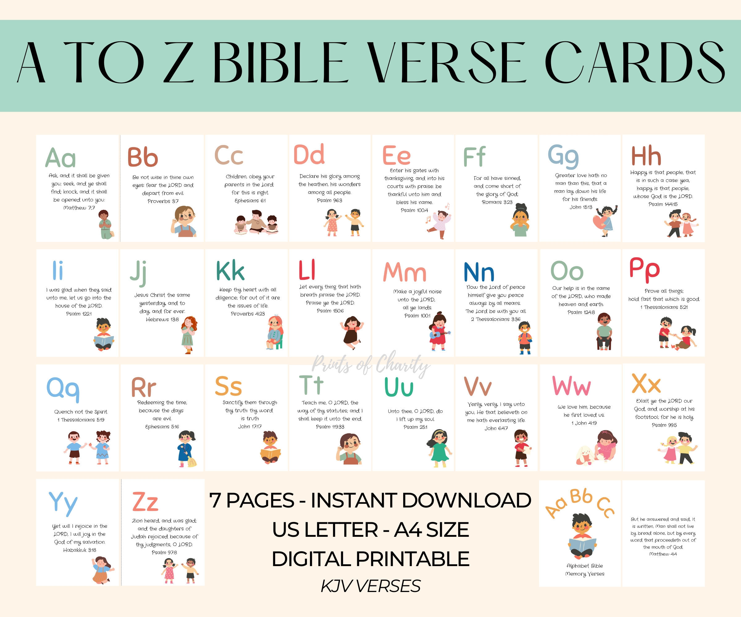 Bible Alphabet A To Z Printable Bible Wisdom Hub