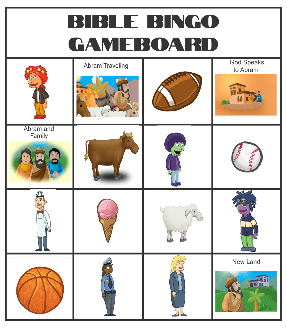 Bible Bingo For Kids Free Printable Educational Printable Activities Bible Bingo For Kids Free Printable Educational Printable Activities