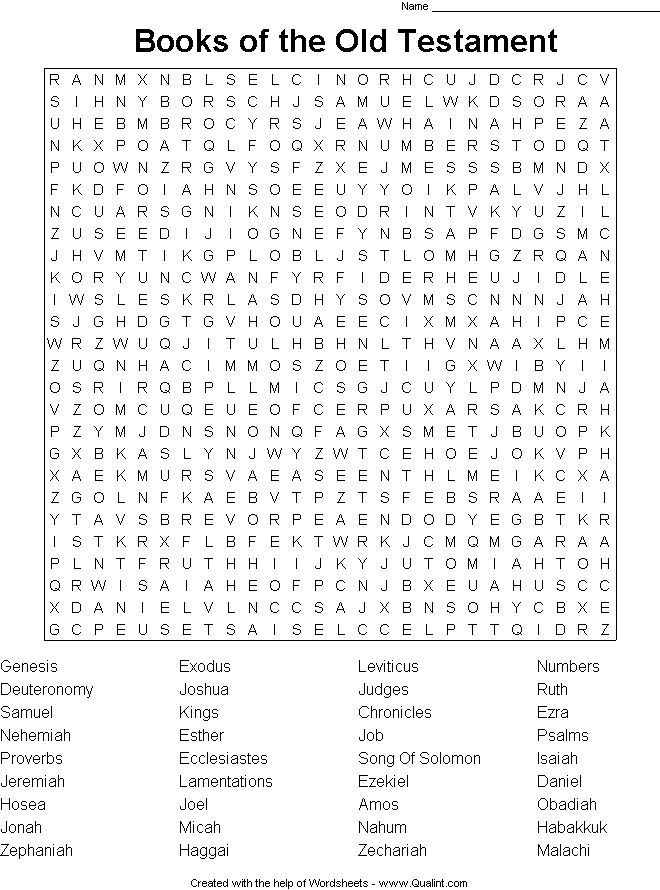 Bible Find A Word Printable Printable Word Searches
