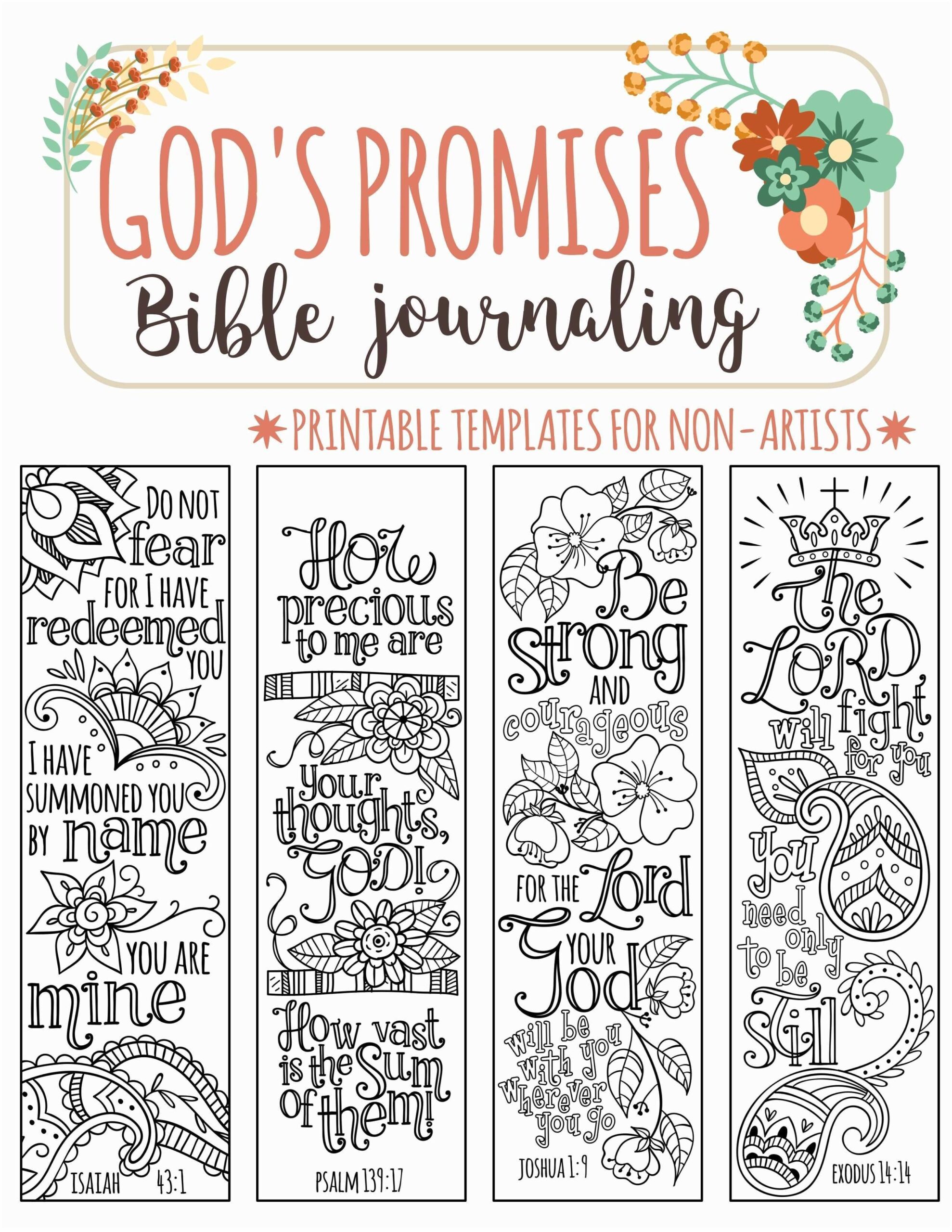 Bible Journaling Printable Templates Journaling Littlest Way