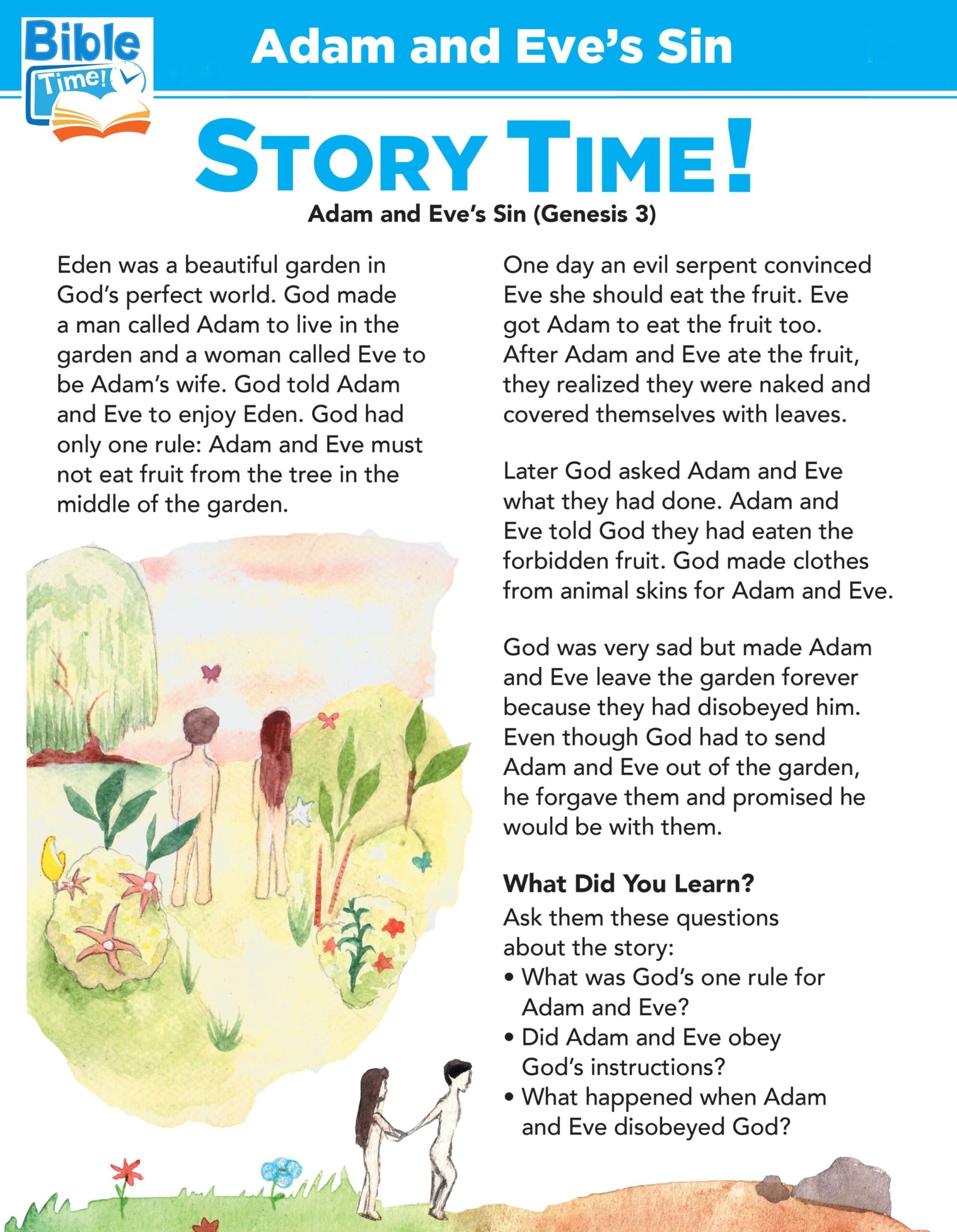 Bible Stories Printables