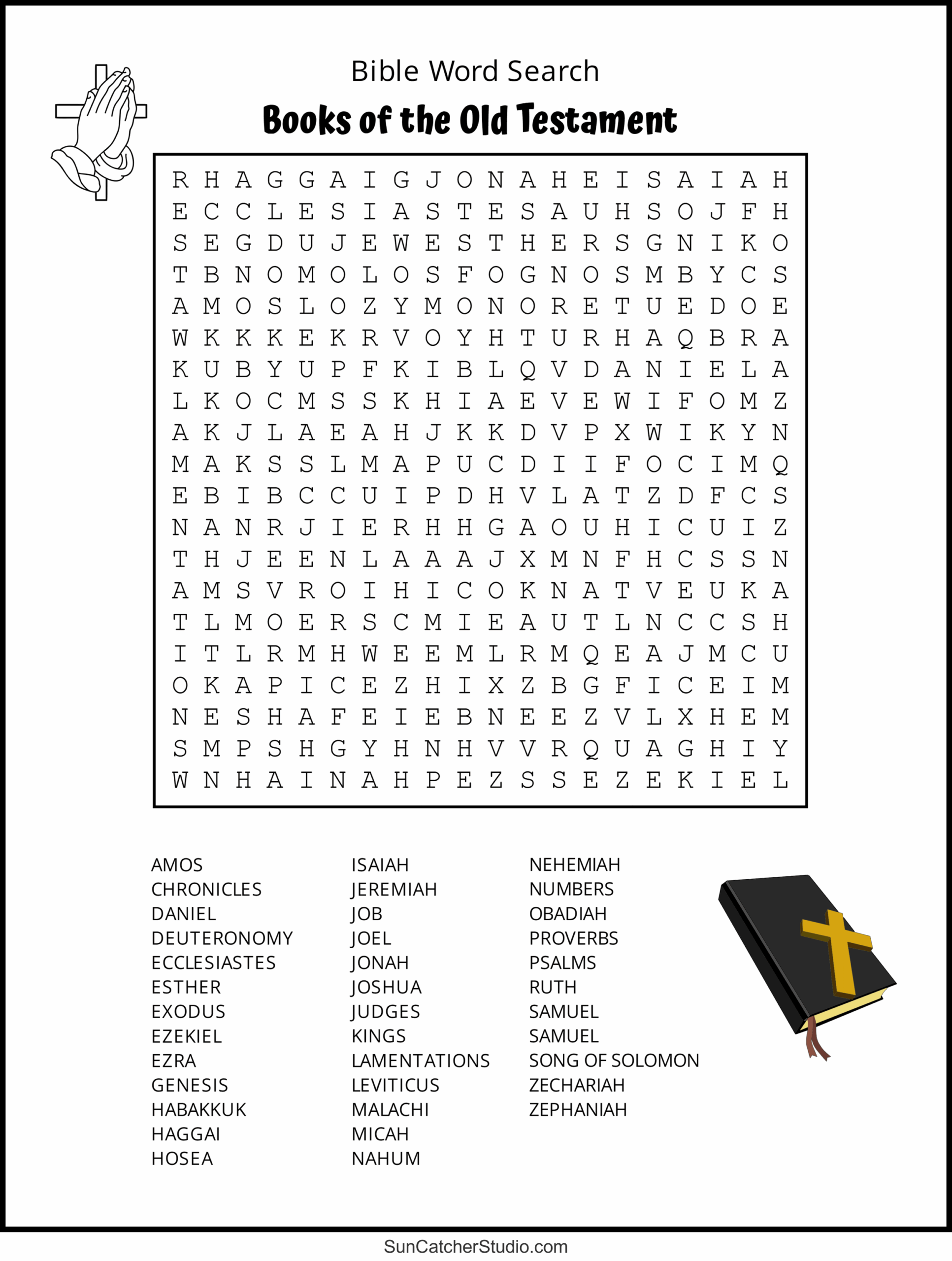 Bible Word Search Free Printable Christian Puzzles Free Printables