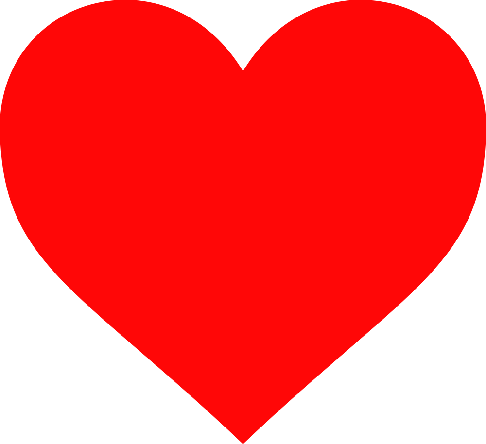 Big Heart Outline ClipArt Best