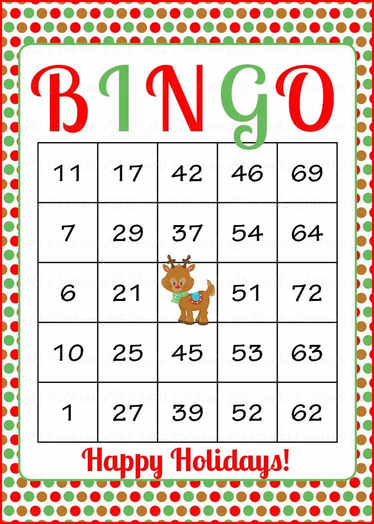 Bingo Board Printable All Are Here