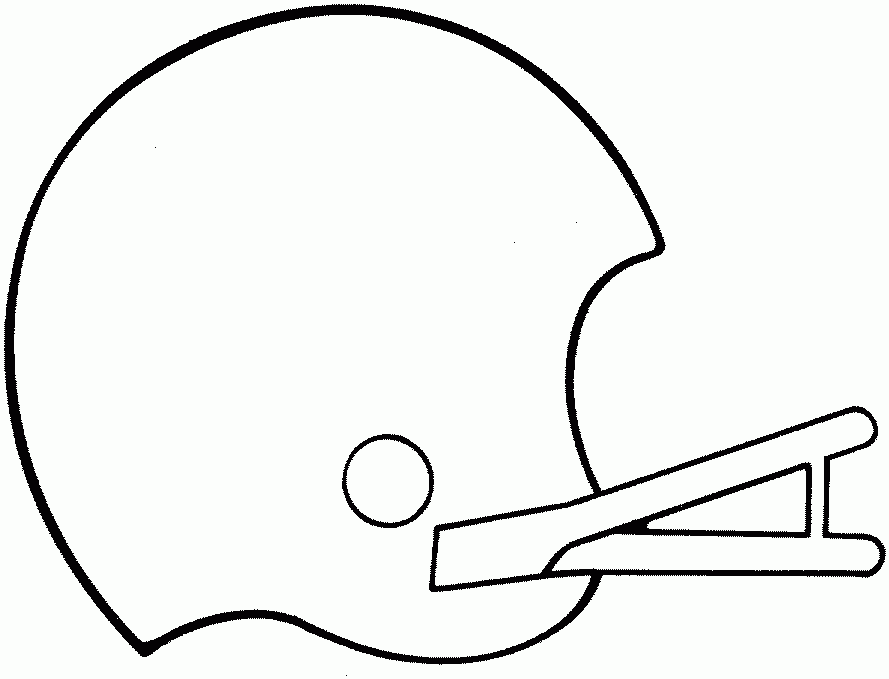 Blank Football Helmet ClipArt Best