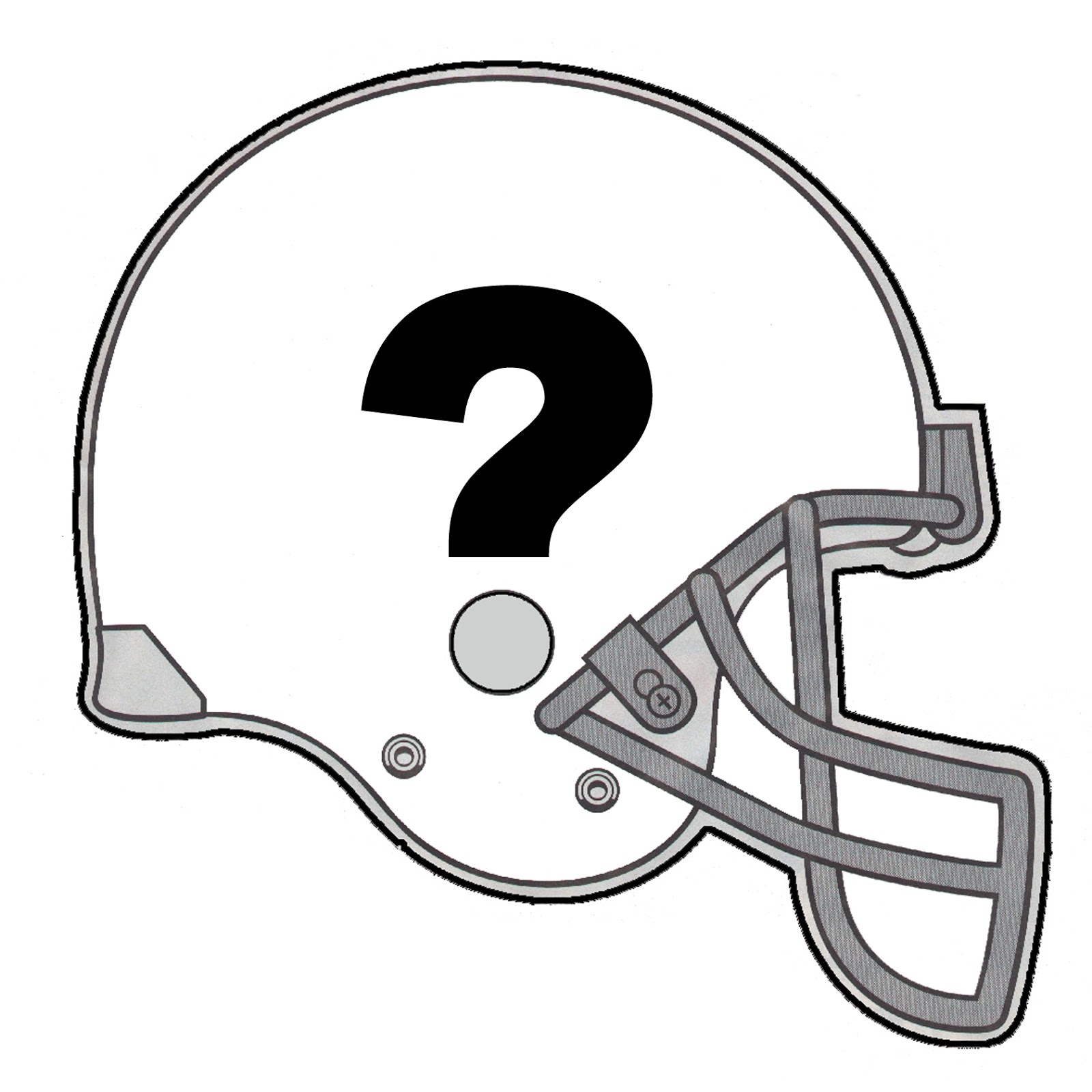 Blank Football Helmet ClipArt Best