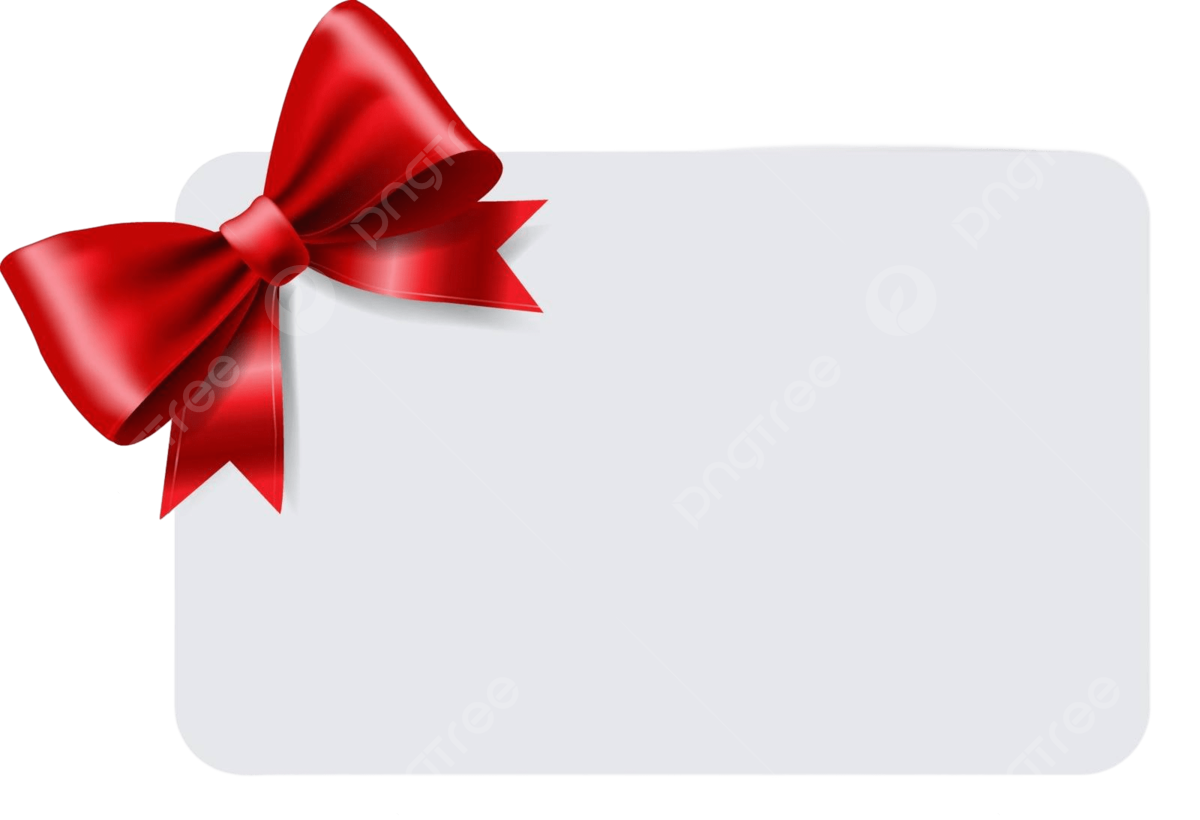 Blank Gift Tag With Red Ribbon Bow Blank Gift Tag Ribbon Space Vector 