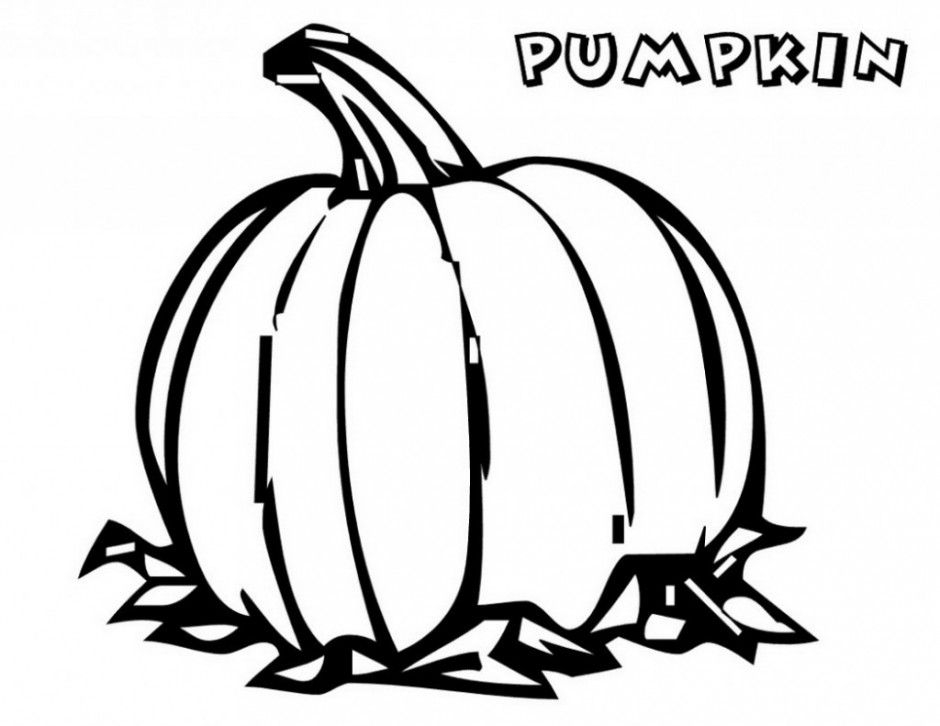 Blank Pumpkin Template Coloring Home