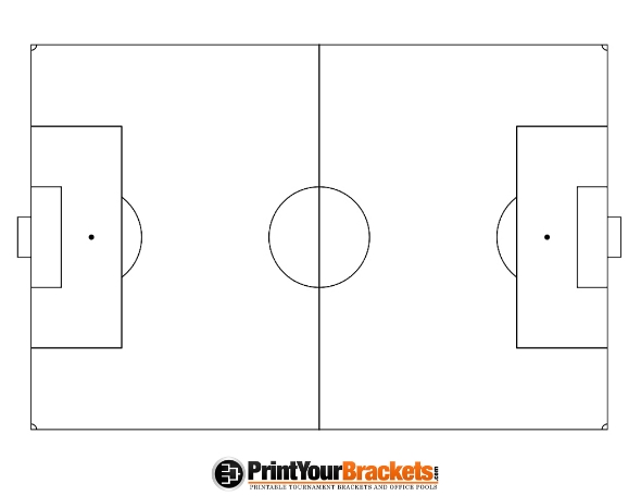 Blank Soccer Field Diagram
