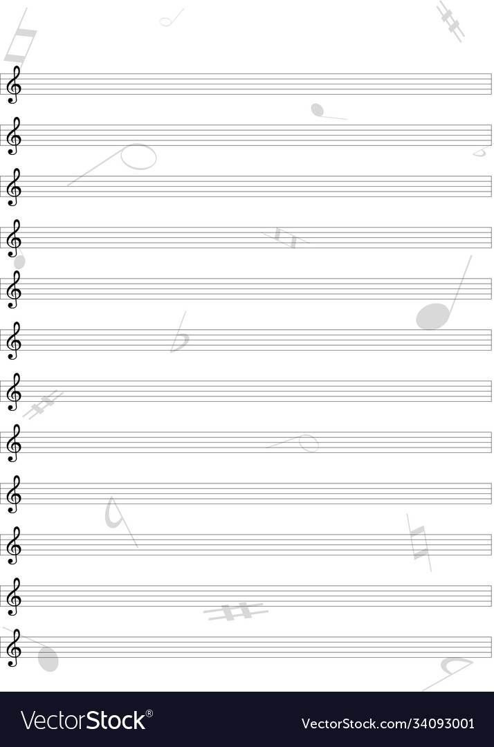 Blank Violin Sheet Music