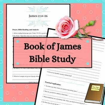 Book Of James Bible Study By More Than Just Reading TPT