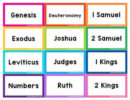 Books Of The Bible Flashcards Superstar Worksheets Books Of The Bible Flashcards Superstar Worksheets