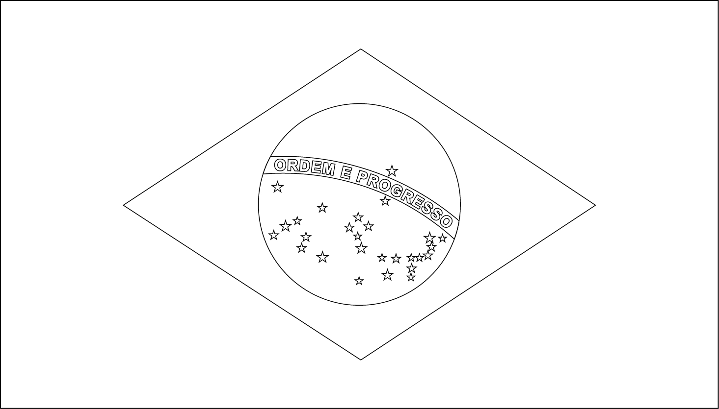 Brazil Flags For Coloring Work Brazil Flag Flag Coloring Pages 