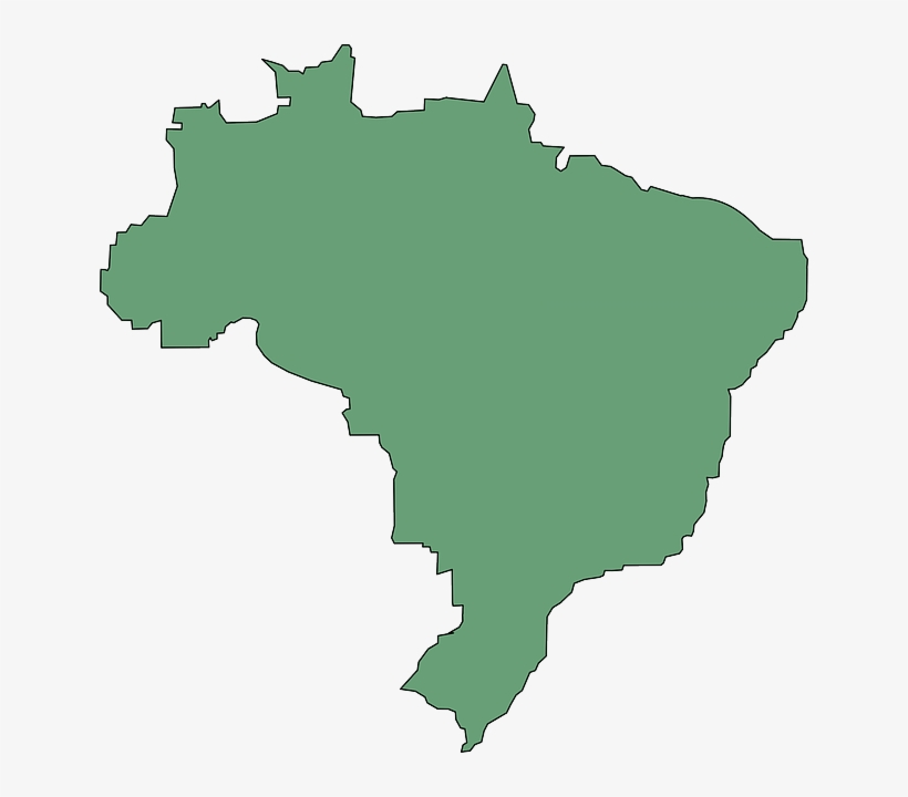 Brazil Outline Map Free Printable Map Map Outline Brazil Map Images