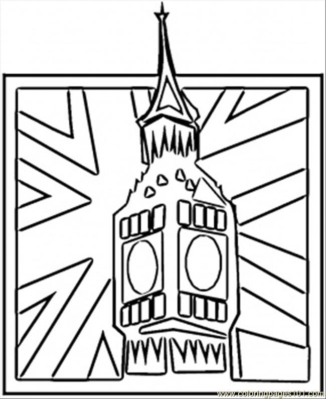 British Flag Coloring Page Coloring Home