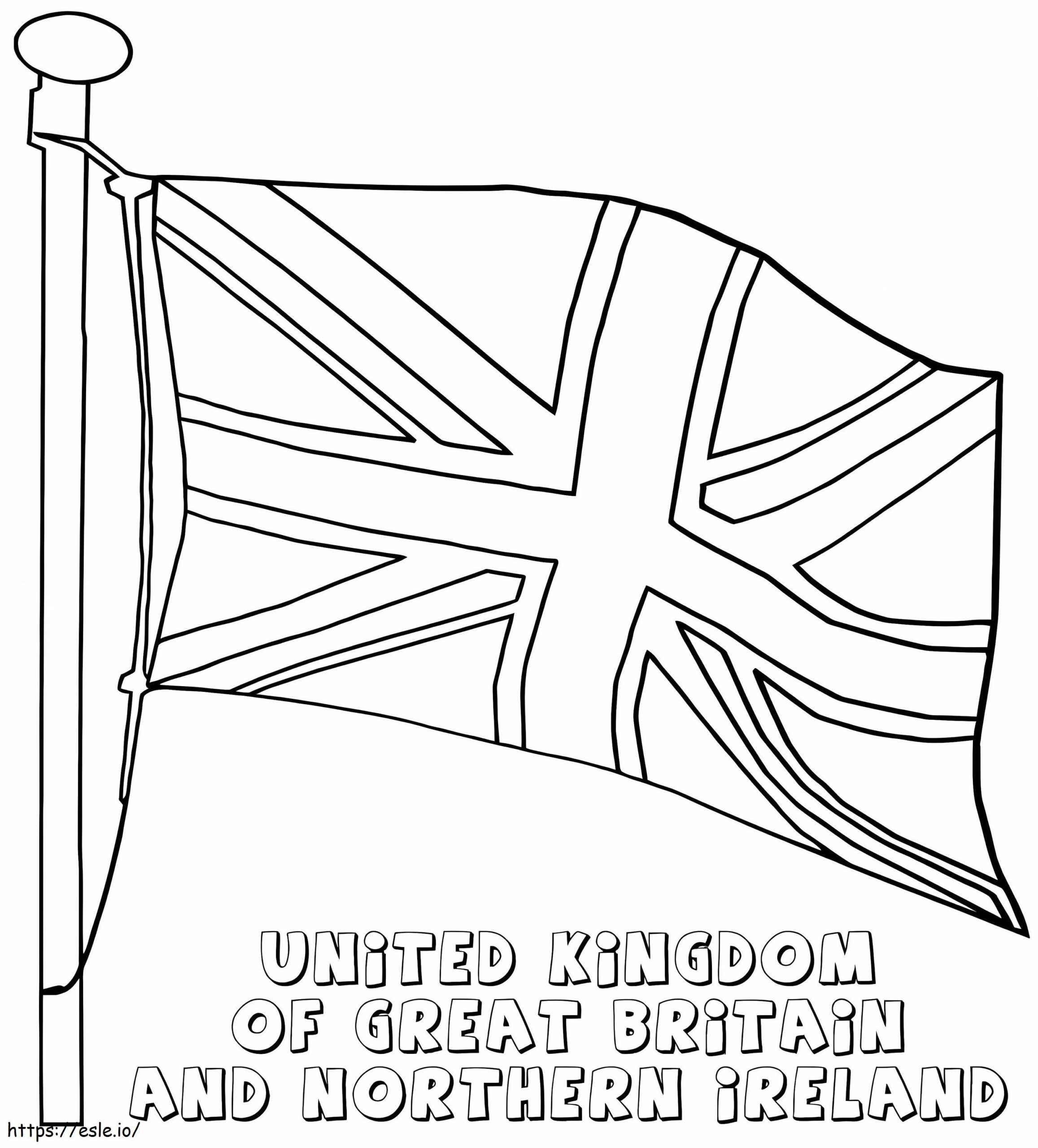 British Flag Coloring Page Coloring Pages