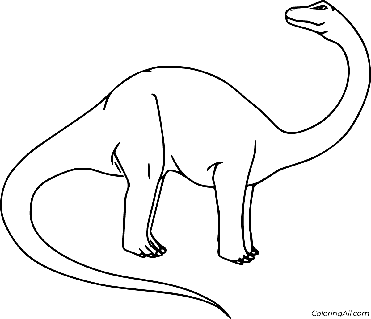 Brontosaurus Coloring Pages 18 Free Printables ColoringAll