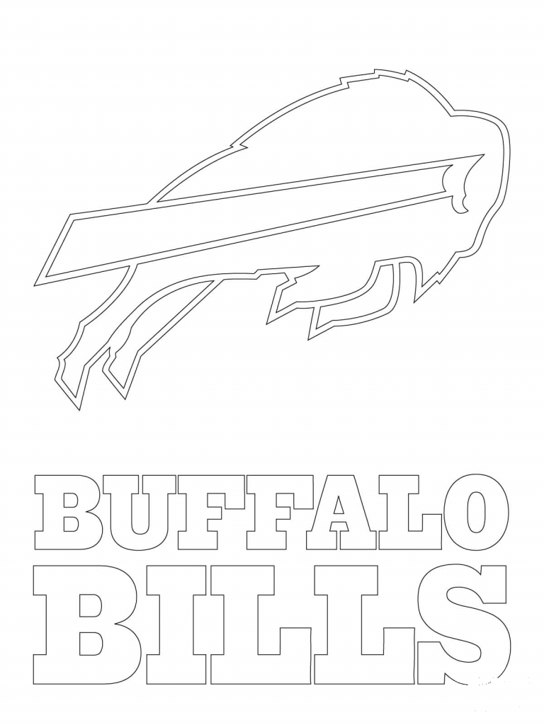 Buffalo Bills Logo Coloring Page ColouringPages
