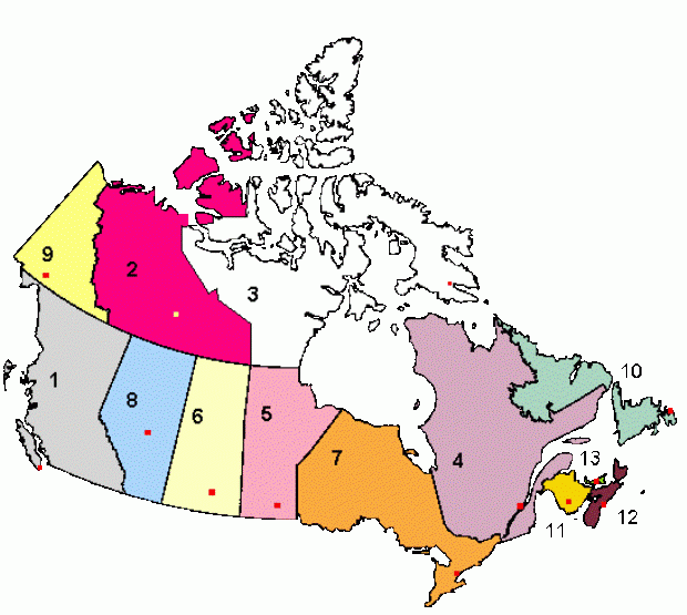 Canada Blank Map
