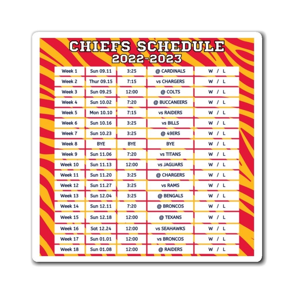 Chiefs Schedule 2024 Printable Printable Word Searche Vrogue co