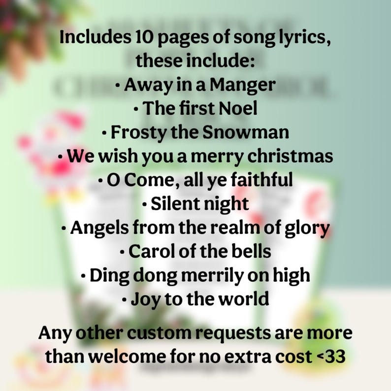 Christmas Caroling Lyrics Printable Song Lyrics For Xmas Carols X10 