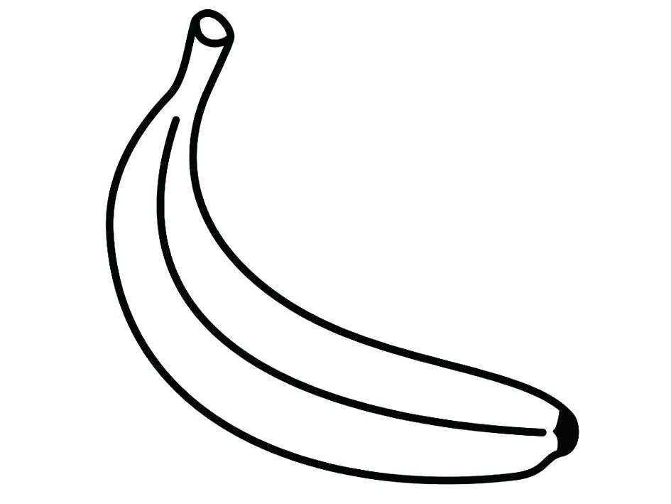 Coloring Pages Banana Coloring Sheet Free Banana Coloring Pages