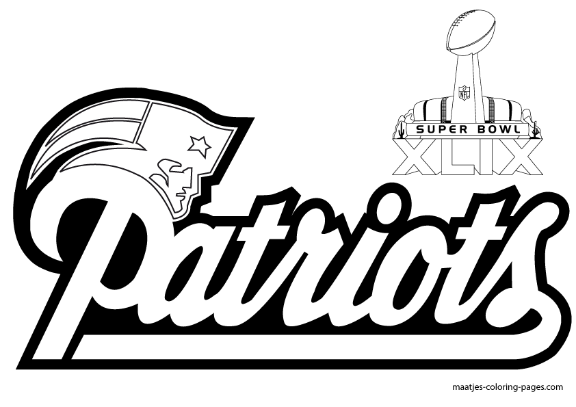 Coloring Pages Football Patriots Coloring Home