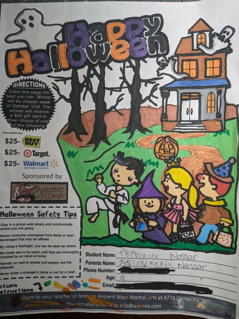 Congratulations Coloring Page Winners