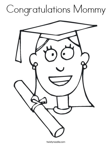 Congratulations Coloring Pages Coloring Home
