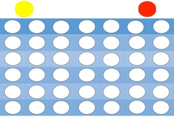 Connect 4 Template By Laughing As We Learn TPT