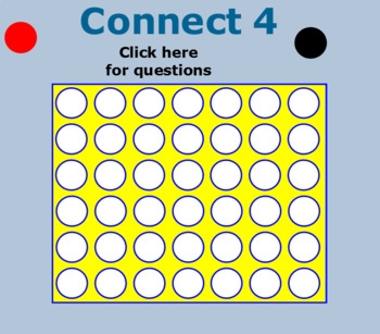 Connect 4 Template By Luke Dulin Teachers Pay Teachers