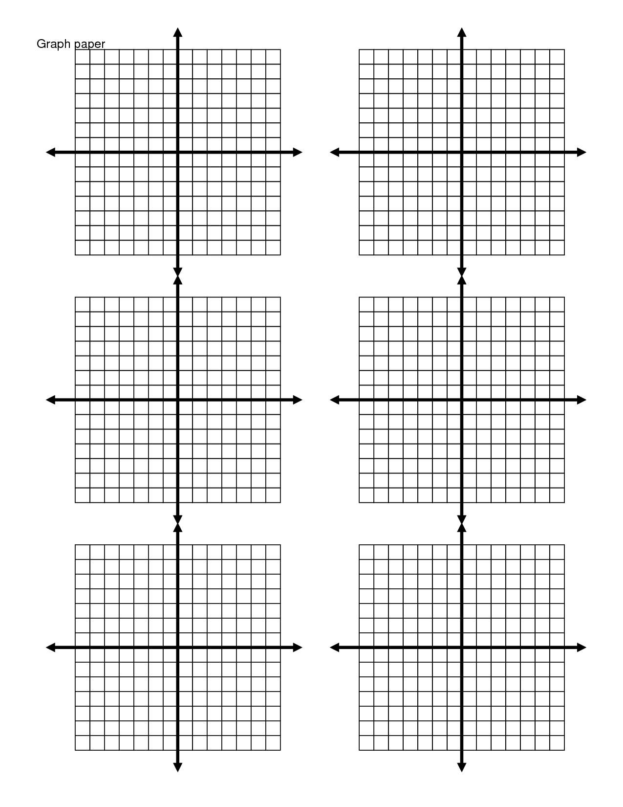 Coordinate Plane Print Outs