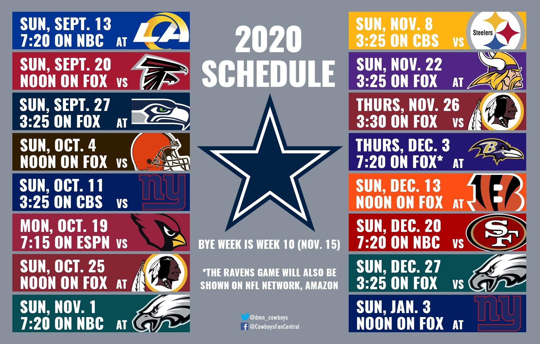 Cowboys 2025 To 2025 Schedule Ezequiel Reid