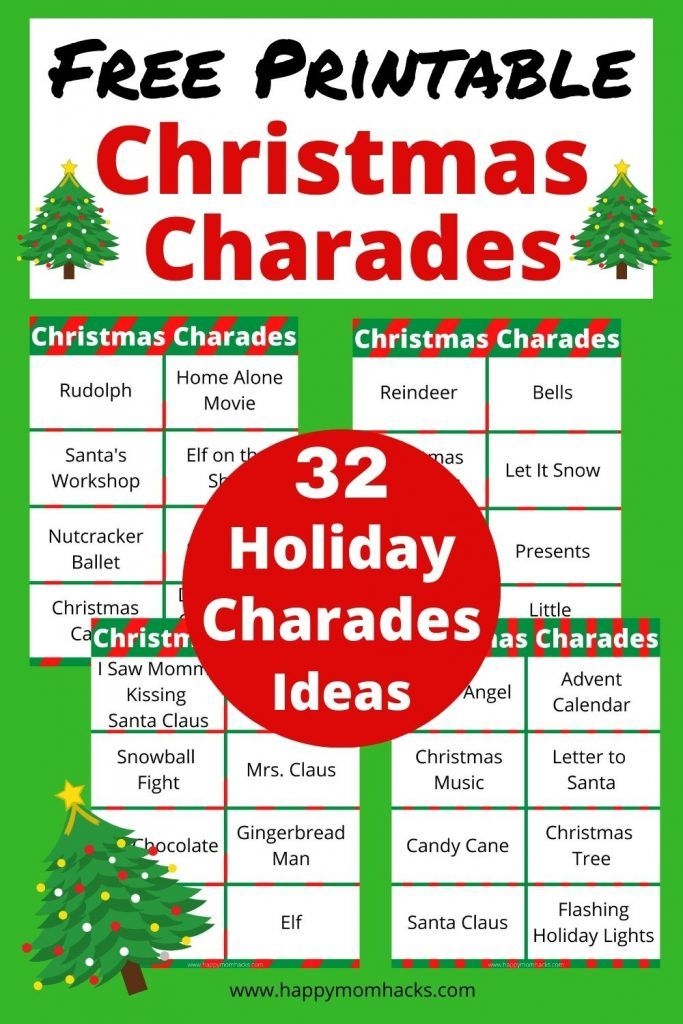 Creative And Entertaining Christmas Charades Ideas For Kids