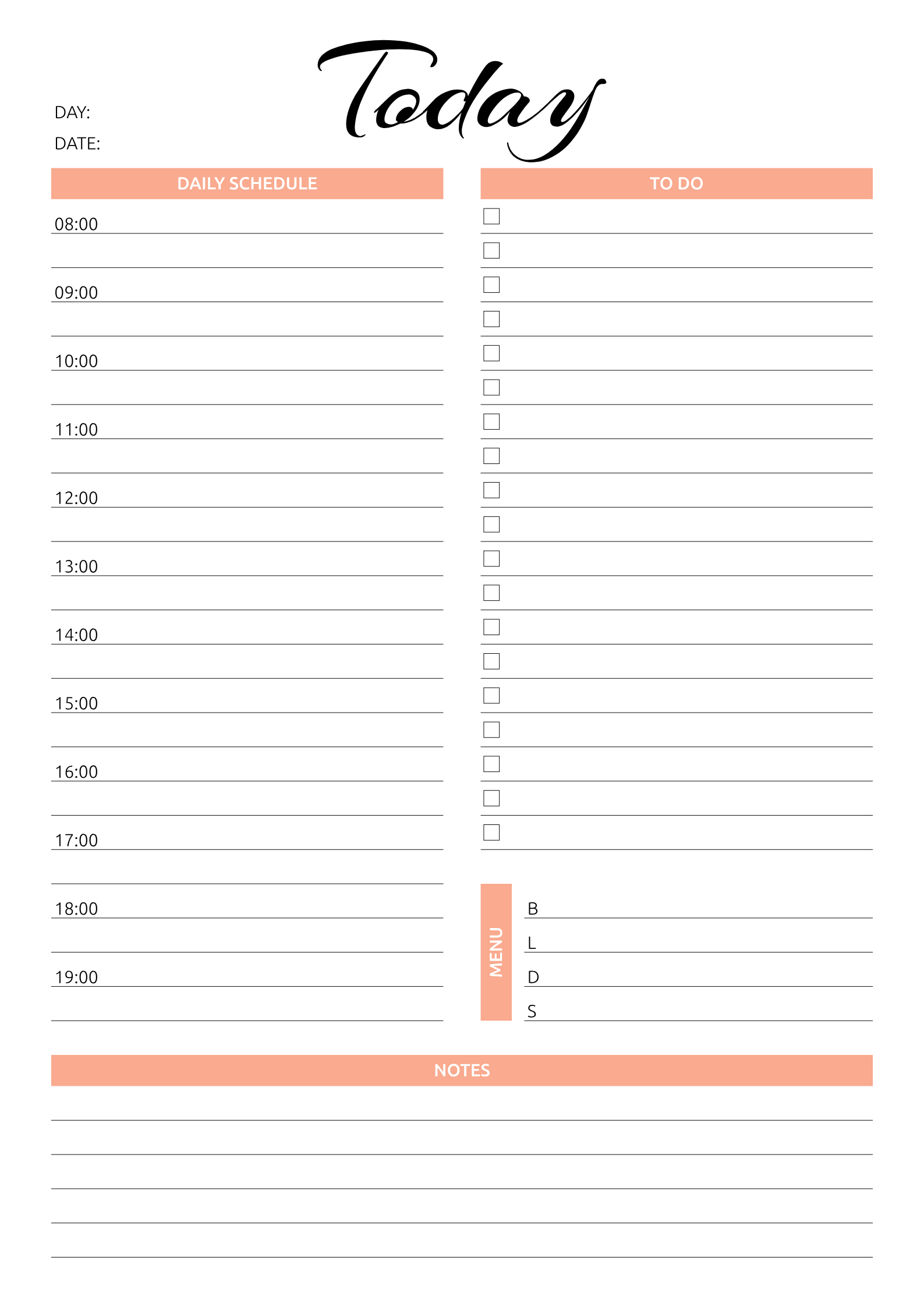 Daily Calendar Pages To Print Justin S Leitch